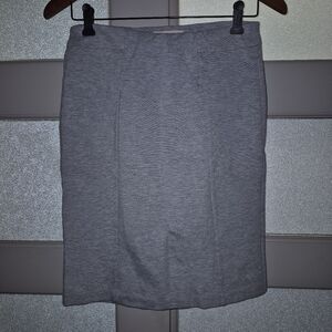 Philosophy Gray Pencil Skirt Knee-Length Casual Tummy Control